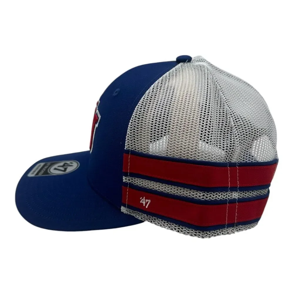 '47 Brand Kansas Jayhawks Snapback Trucker Hat Cap Straight Eight‎ 8 NCAA